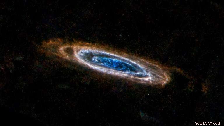 New Study Reveals Andromeda Galaxy Formed from Recent Cosmic Collision