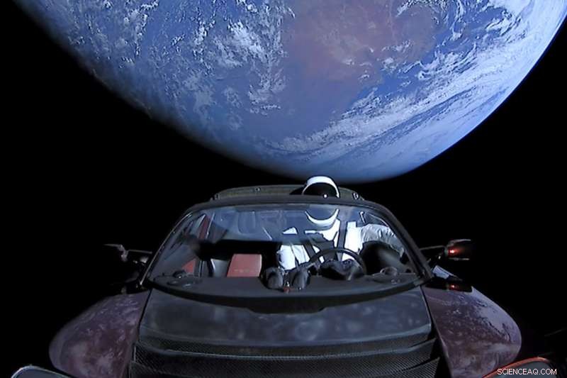 Tesla Roadster Sent into Space Expected to Return to Earth or Venus in Millions of Years, Study Finds