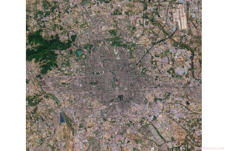 Sentinel‑2 Satellite Image of Beijing – High‑Resolution View