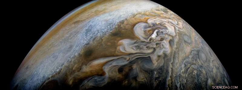 NASA Juno Reveals Jupiter s Dynamic Swirling Clouds