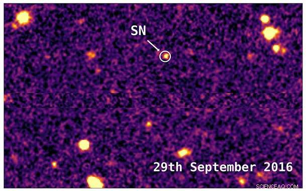 Astronomers Reveal Secrets of the Universe’s Most Distant Supernova Ever Detected