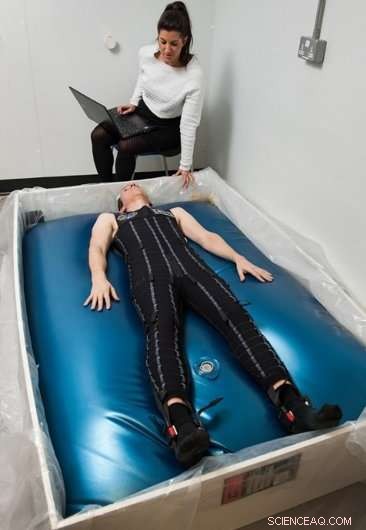 Waterbed Simulations Reduce Back Pain for Space Suits