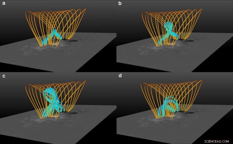 NASA s Solar Dynamics Observatory Reveals Magnetic  Cage  That Halted a Massive Solar Eruption