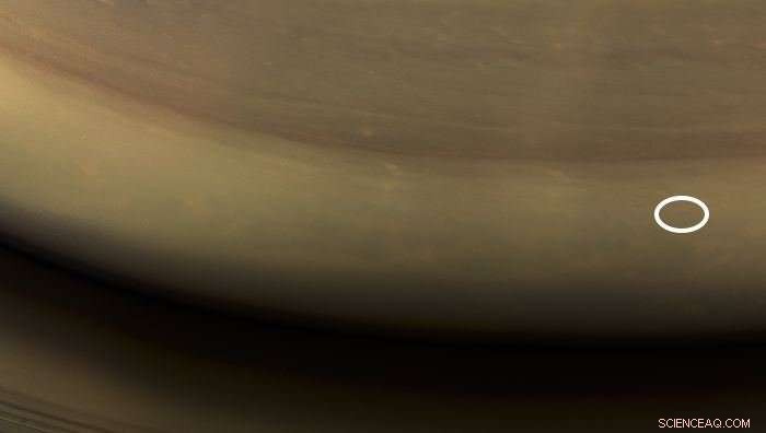 Cassini s Final Descent: The Exact Spot Where the Probe Entered Saturn