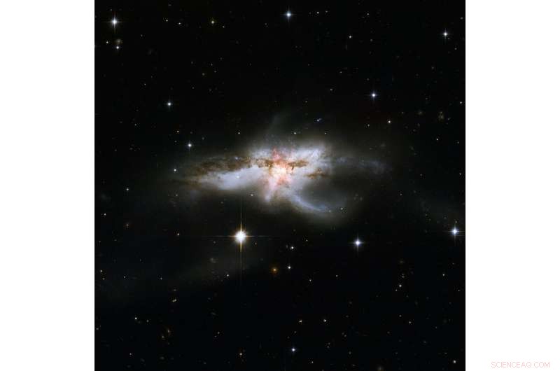 Imaging the Powerful Molecular Outflow in a Merging Galaxy