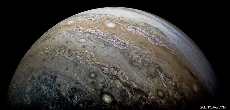 Scientists Discover Pentagonal Cyclone Pattern on Jupiter, Revealing Planet’s Interior Secrets