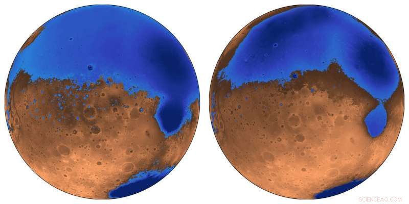 Early Mars Oceans Formed with Massive Volcanic Eruptions, Scientists Reveal
