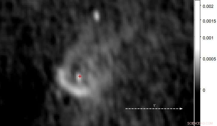 GMRT Detects Radio Nebula Around Pulsar PSR J0855–4644