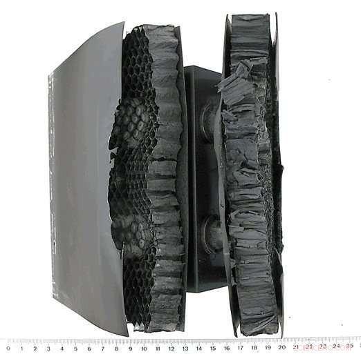 Satellite Panel After Reentry Test: Insights into Atmospheric Breakdown