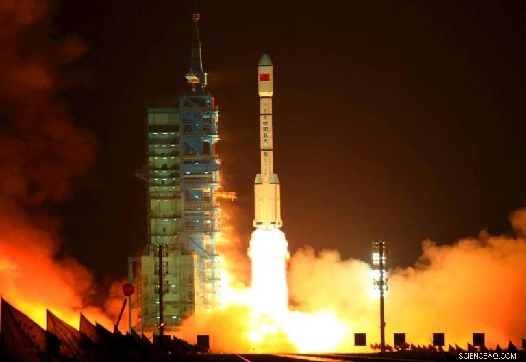 Chinese Tiangong-1 Space Station to Re-enter Earth, Disintegrating in April