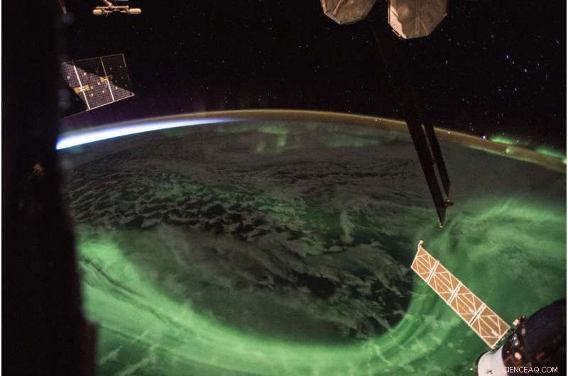 Aurora Meets Sunrise: Stunning ISS Snapshot