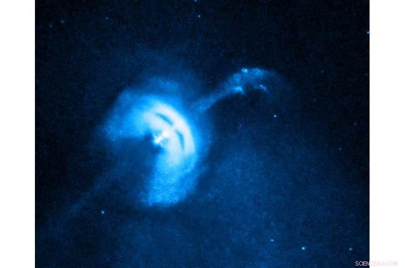 Radio Telescope Captures Rare Glitch in Pulsar s Regular Pulse