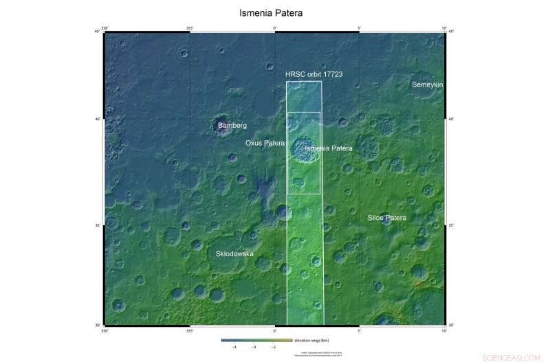 Is Ismenia Patera on Mars a Crater or a Supervolcano?