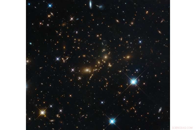 Hubble Captures Stunning View of Massive Galaxy Cluster PLCK G308.3-20.2