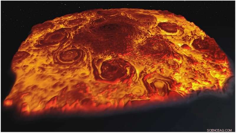 NASA’s Juno Mission Delivers Stunning Infrared View of Jupiter’s North Pole