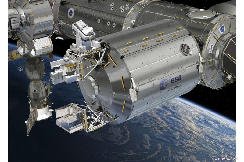 Space Storm Hunter Successfully Installed on Columbus Module