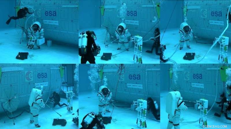 Simulating Lunar Walking Underwater: ESA’s Moondive Study