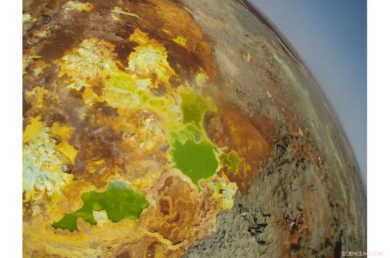 Danakil Depression: A Terrestrial Laboratory Illuminating Mars, Titan, and Nuclear Waste Challenges
