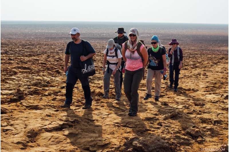 Danakil Depression: A Terrestrial Laboratory Illuminating Mars, Titan, and Nuclear Waste Challenges