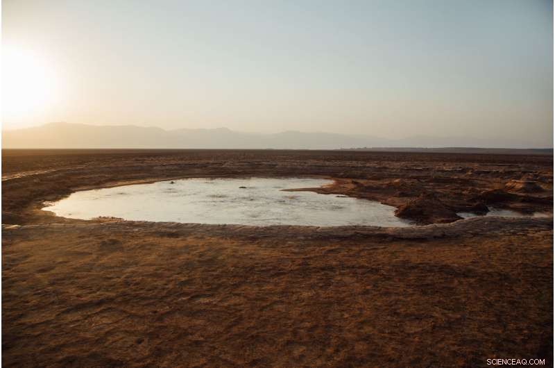 Danakil Depression: A Terrestrial Laboratory Illuminating Mars, Titan, and Nuclear Waste Challenges