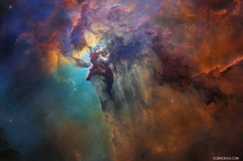 Hubble Reveals Stunning Lagoon Nebula in Visible Light