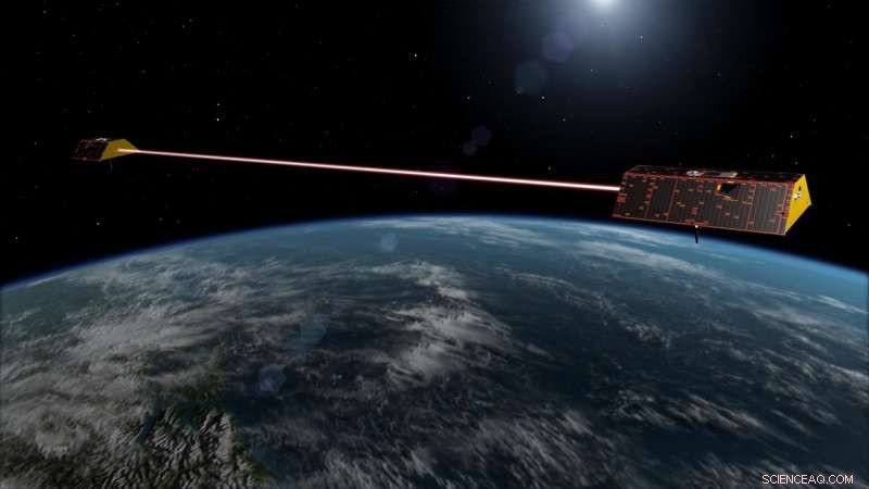 Twin Spacecraft to Measure Earth s Shifting Water Levels