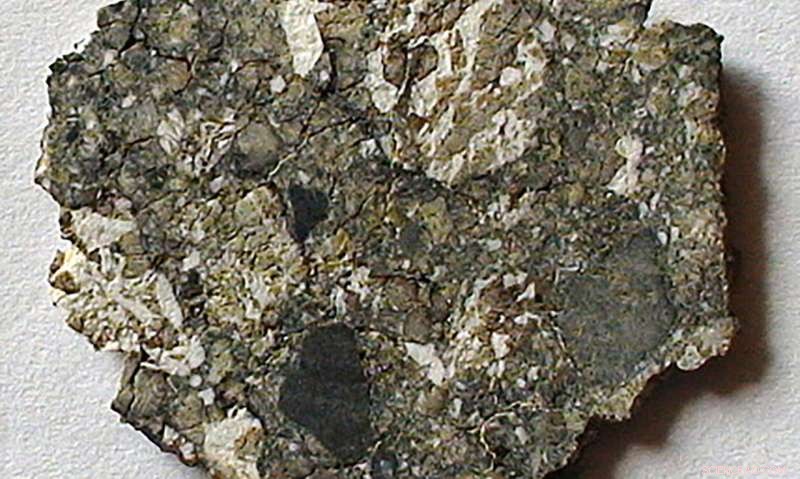 Lunar Meteorite Mineral Reveals Past Moon Water Presence