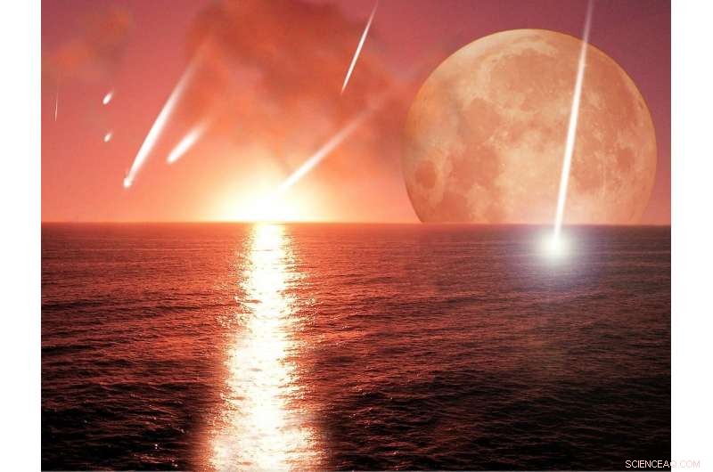 How Many Early Earth Moons Collided Back Into Our Planet?