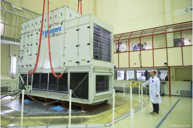 ESA Conducts Shaker Test on 8‑Ton Cooling System to Verify Vibration Tolerance