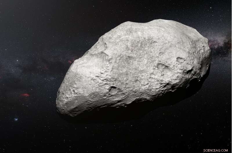 Newly Discovered Kuiper Belt Asteroid Challenges Solar System Formation Theories