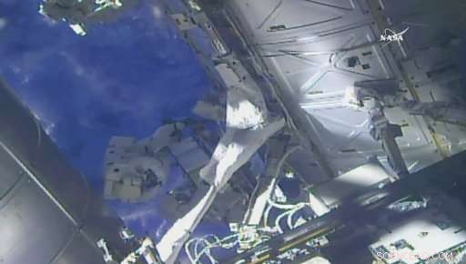 Astronauts Execute Pump Replacement During ISS Spacewalk