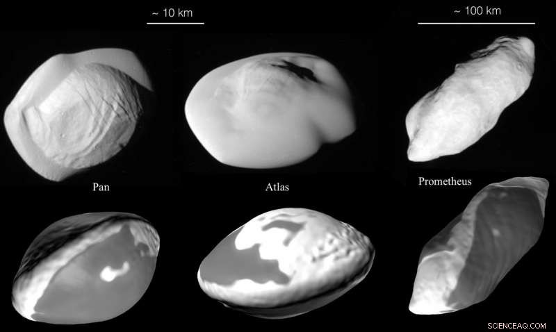 New Study Uncovers the History of Saturn’s Small Inner Moons