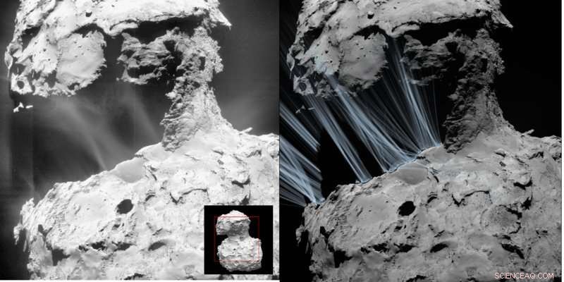 Rosetta Reveals How Sunrise Jets Form on Comet 67P