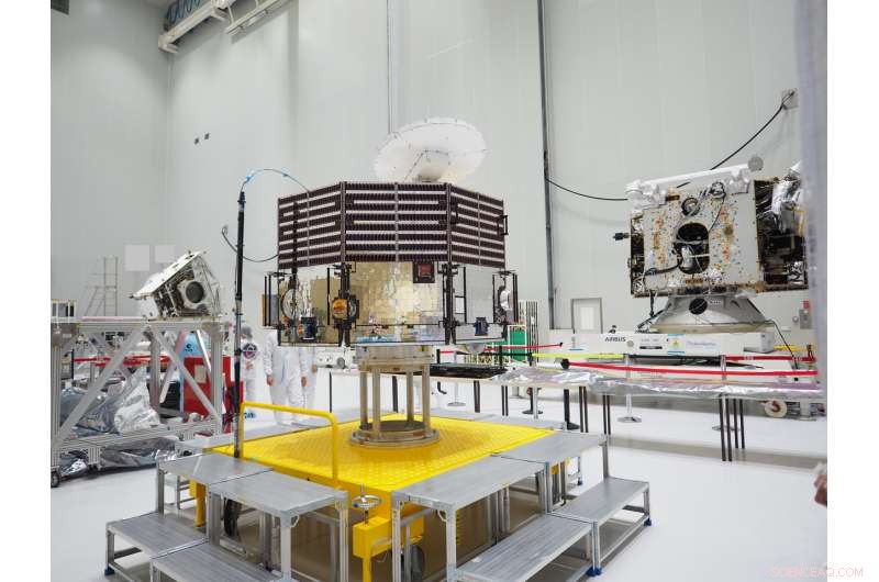 BepiColombo Mission Modules Unpacked at Kourou Spaceport