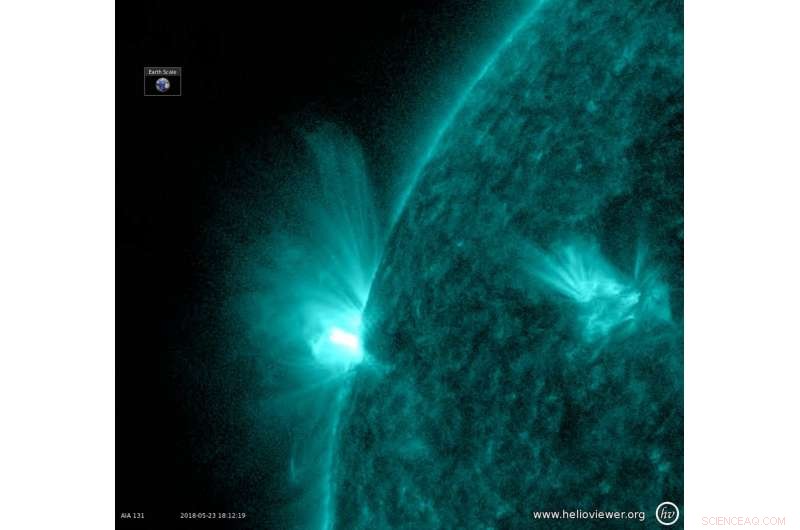 NASA Image: Powerful Solar Region Generates Numerous Flares