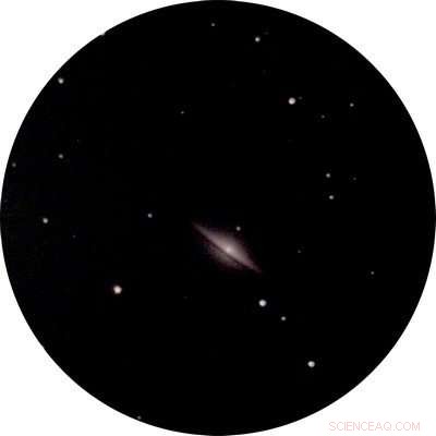 Viewing the Sombrero Galaxy from Urban Skies