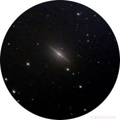 Viewing the Sombrero Galaxy from Urban Skies
