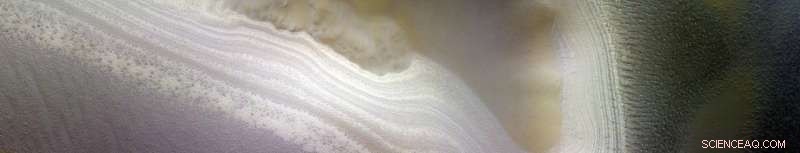 ExoMars Orbiter Reveals Layered Deposits on Mars  South Polar Ice Cap