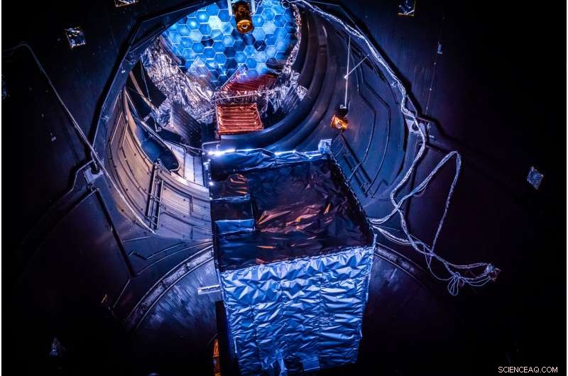 Juice Thermal Development Model Tested in ESA’s Large Space Sun Simulator