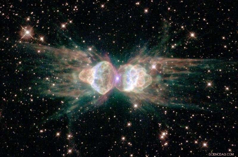 First Detection of Laser Emission in a Planetary Nebula