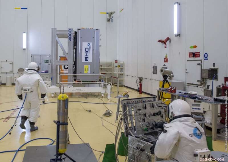 Four Galileo Satellites Fueled Ahead of Upcoming Ariane 5 Launch