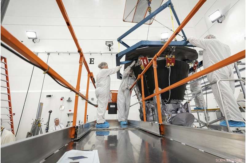 NASA’s Parker Solar Probe Receives Advanced Heat Shield Installation