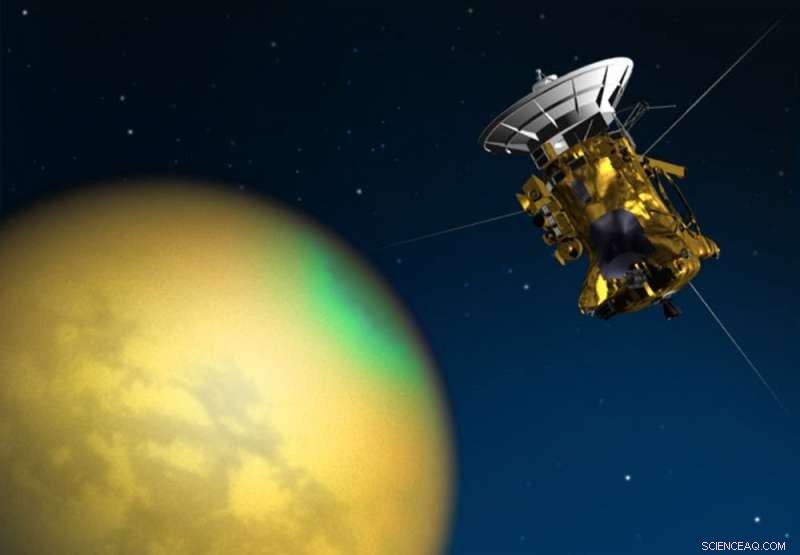 Observing Titan’s Shadow from Earth: A Remarkable Cassini Capture