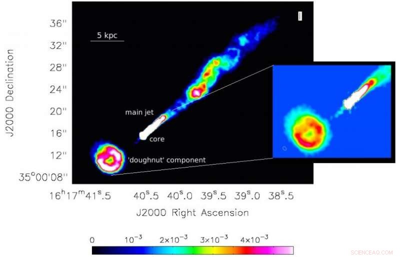 NGC 6109 Reveals Rare Doughnut‑Shaped Jet in Radio Observations