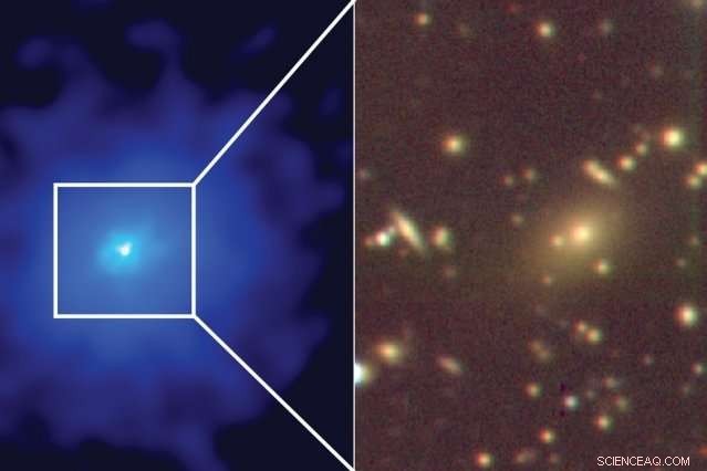 MIT Reveals Massive Galaxy Cluster Concealed in Plain Sight
