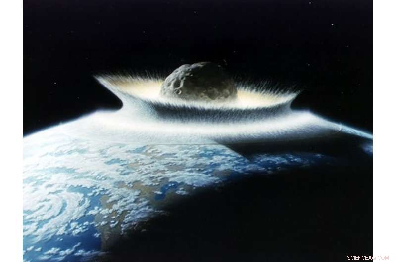 Asteroid Impact Debris: A New Path to Detect Alien Biosignatures