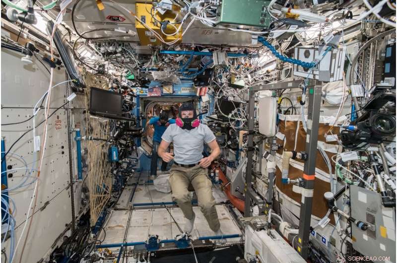 Emergency Training Drill on the International Space Station