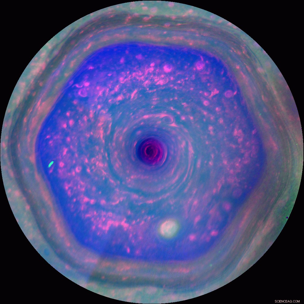 New Insights: Saturn’s Hexagonal Storm Could Rise Above Its Clouds