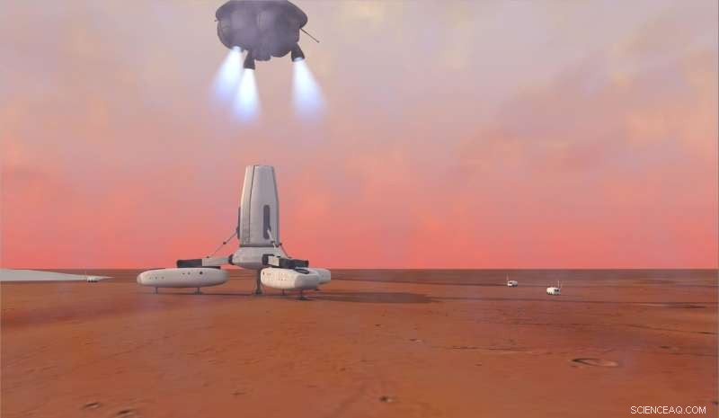 EPFL Scientists Outline Blueprint for Long-Term Mars Colony