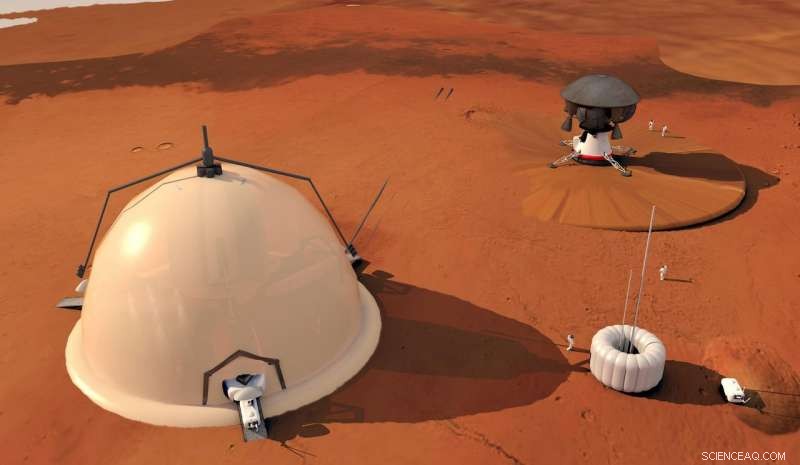 EPFL Scientists Outline Blueprint for Long-Term Mars Colony